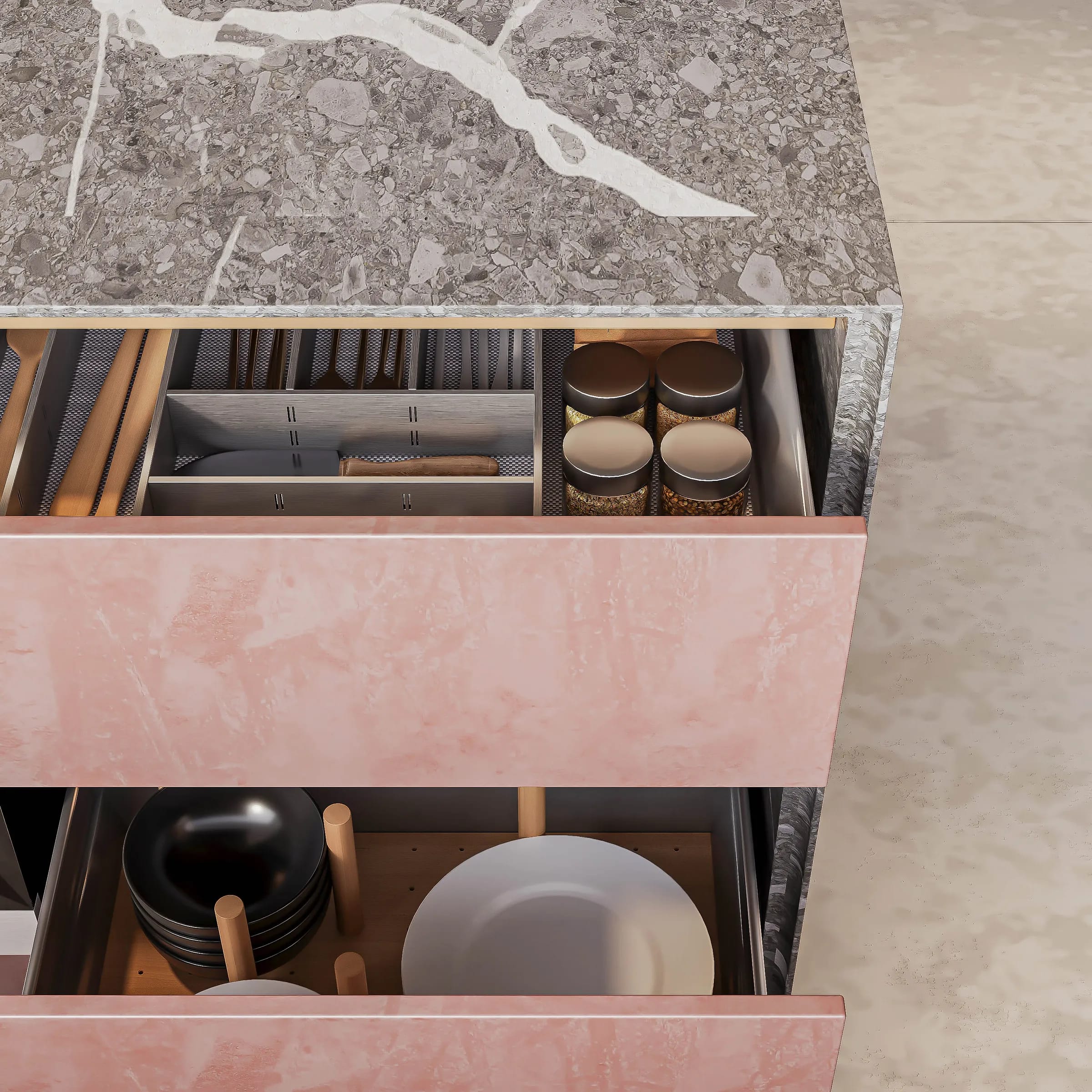 SS Cutlery Organiser
