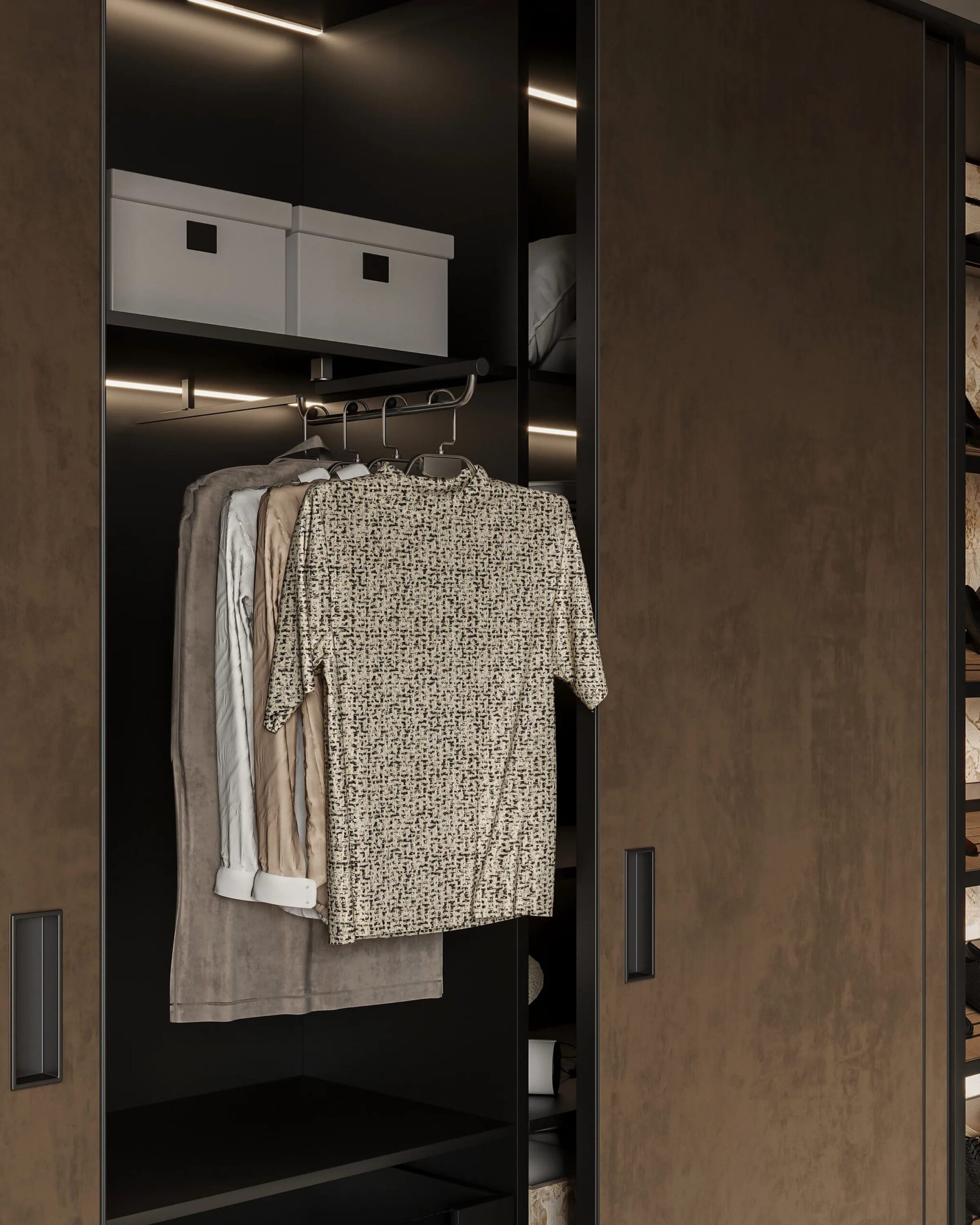 Extending Wardrobe Rail