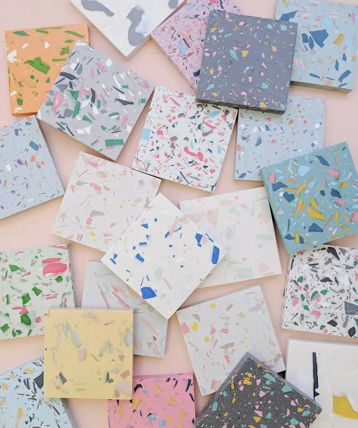 Terrazzo countertop samples