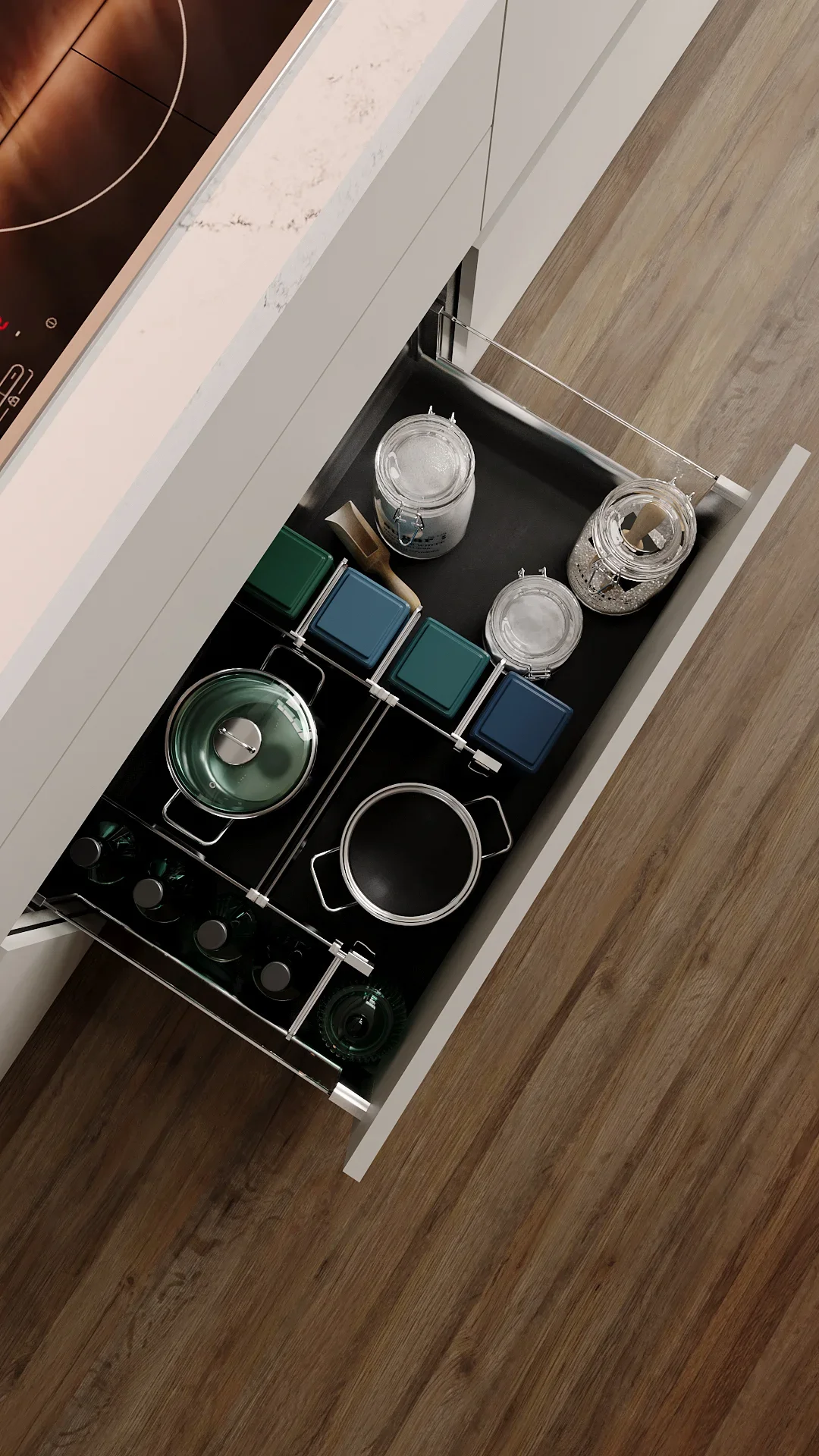Stainless Steel Kitchen Drawer