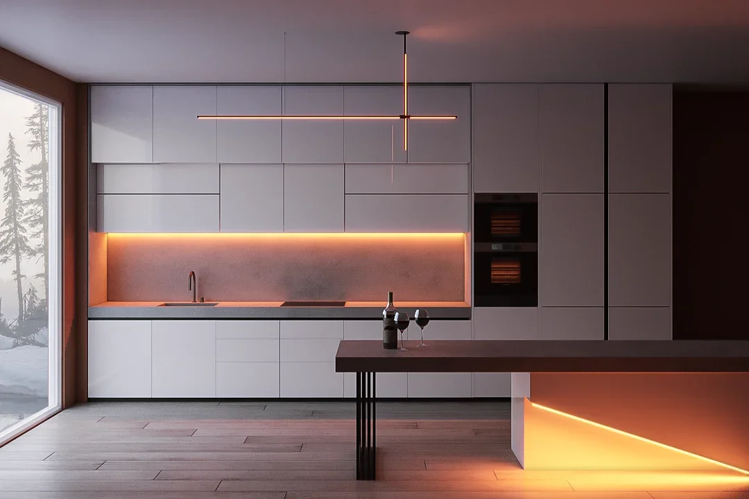 Linear Kitchen Layout