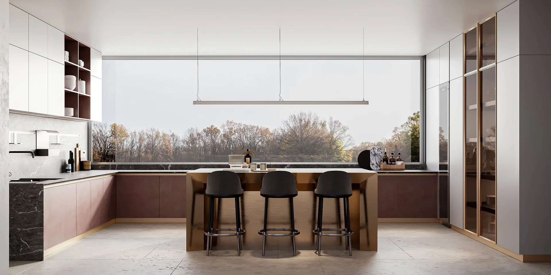 L-shaped Kitchen Layout