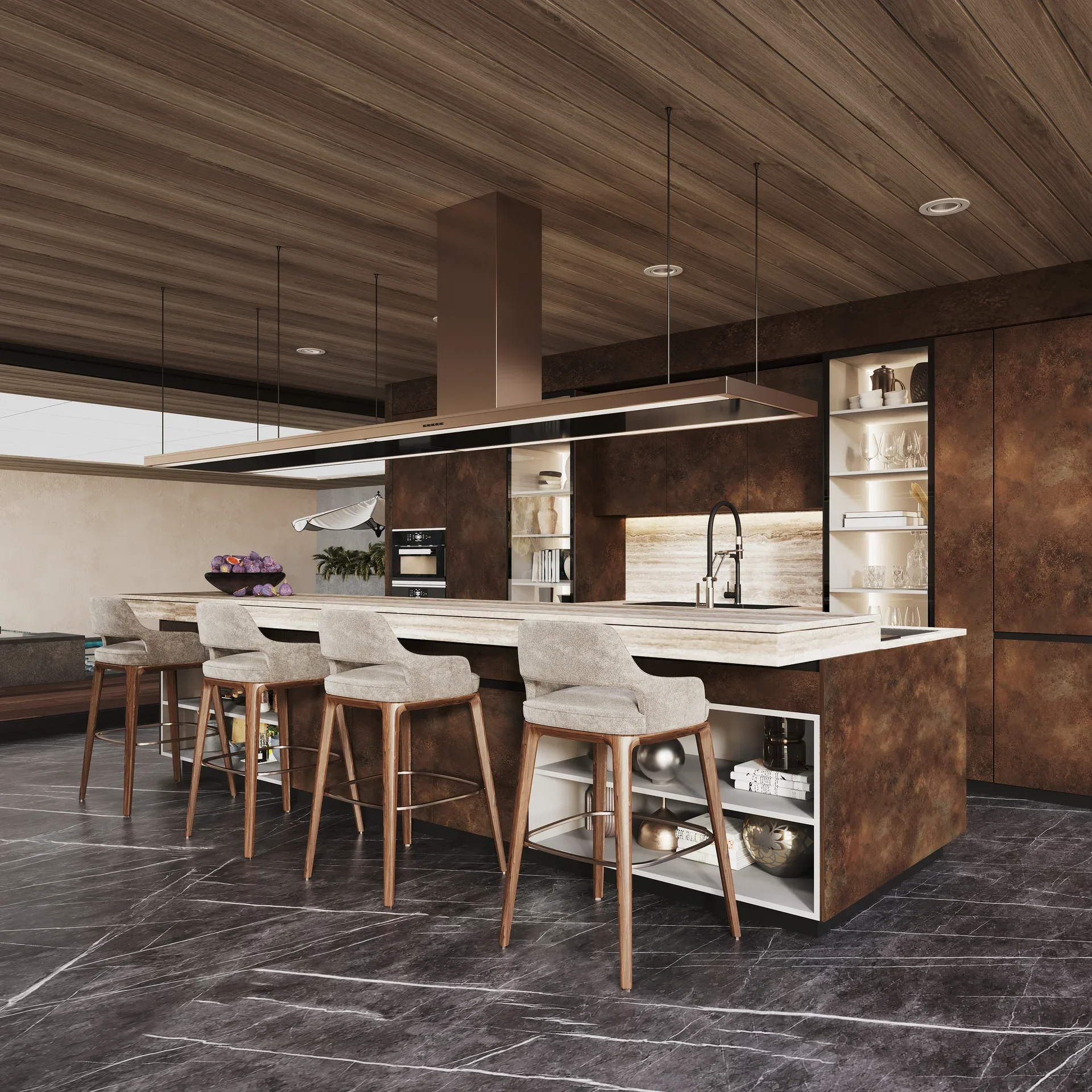 Island Kitchen Layout