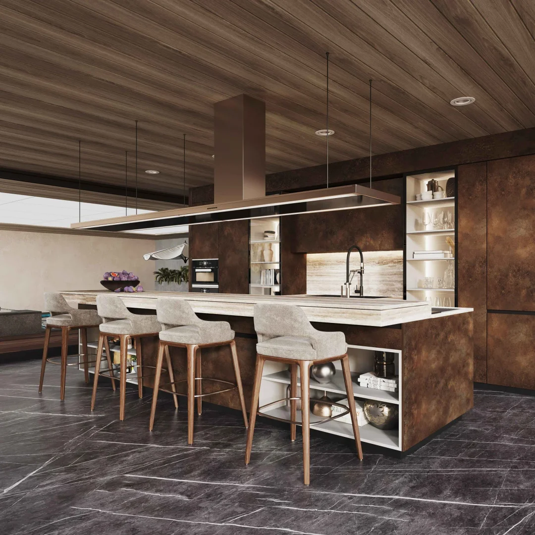 Autumn Kitchen Breakfast Bar