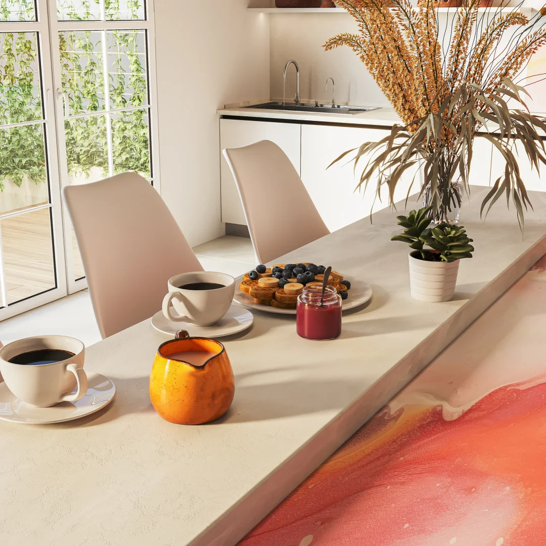 Island breakfast bar