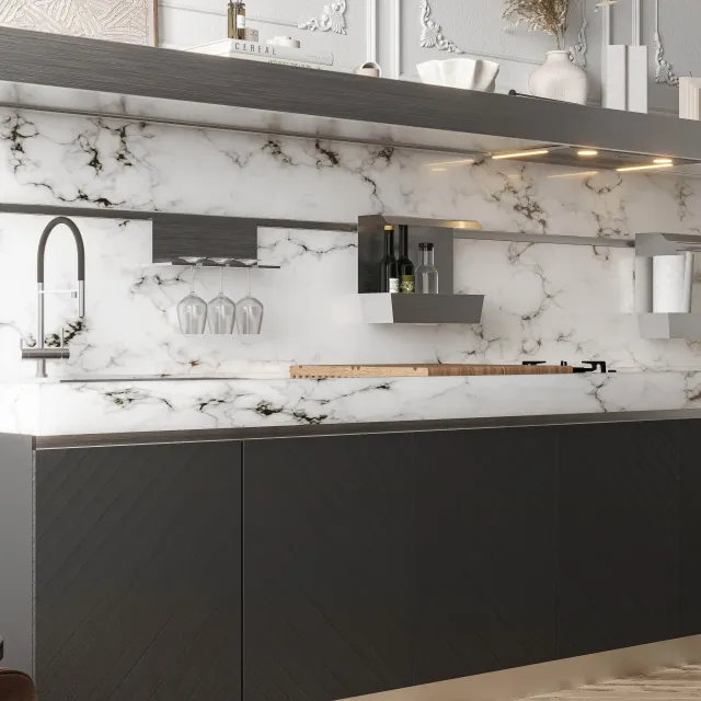 Charcoal Modular Kitchen - Image 6