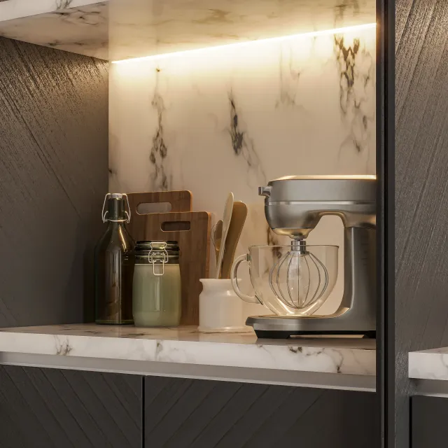 Charcoal Modular Kitchen - Image 8