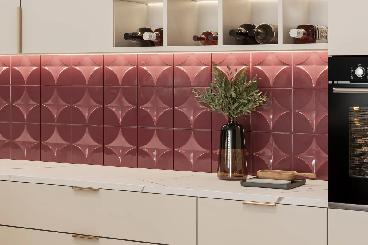 Ceramic Tile Kitchen Dado