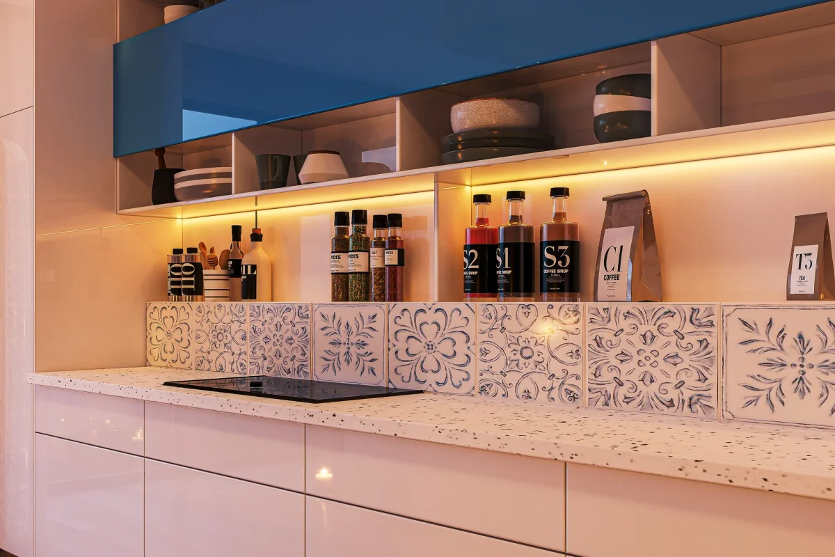 Mosaic Tile Kitchen Dado