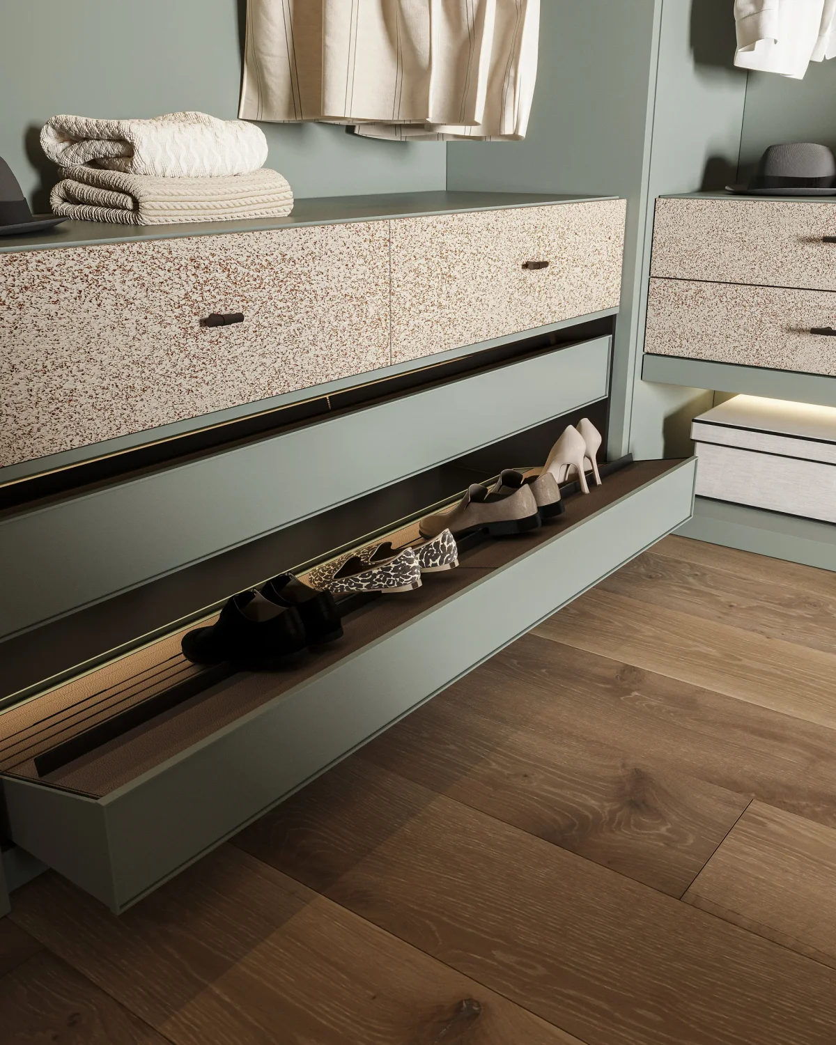 Hidden Storage and Smart Wardrobe Accessories