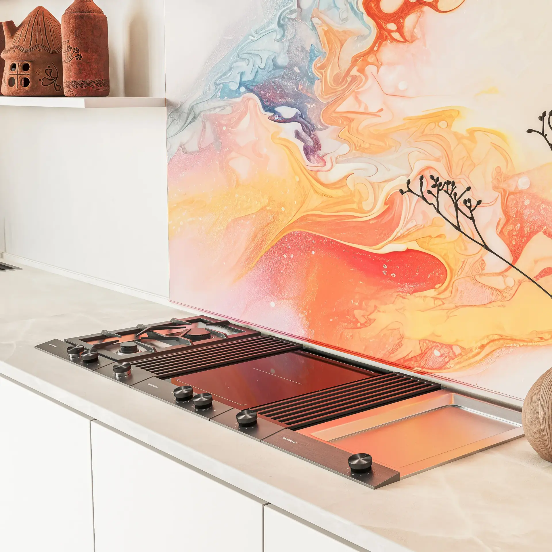 Built-In Hybrid Hob 1