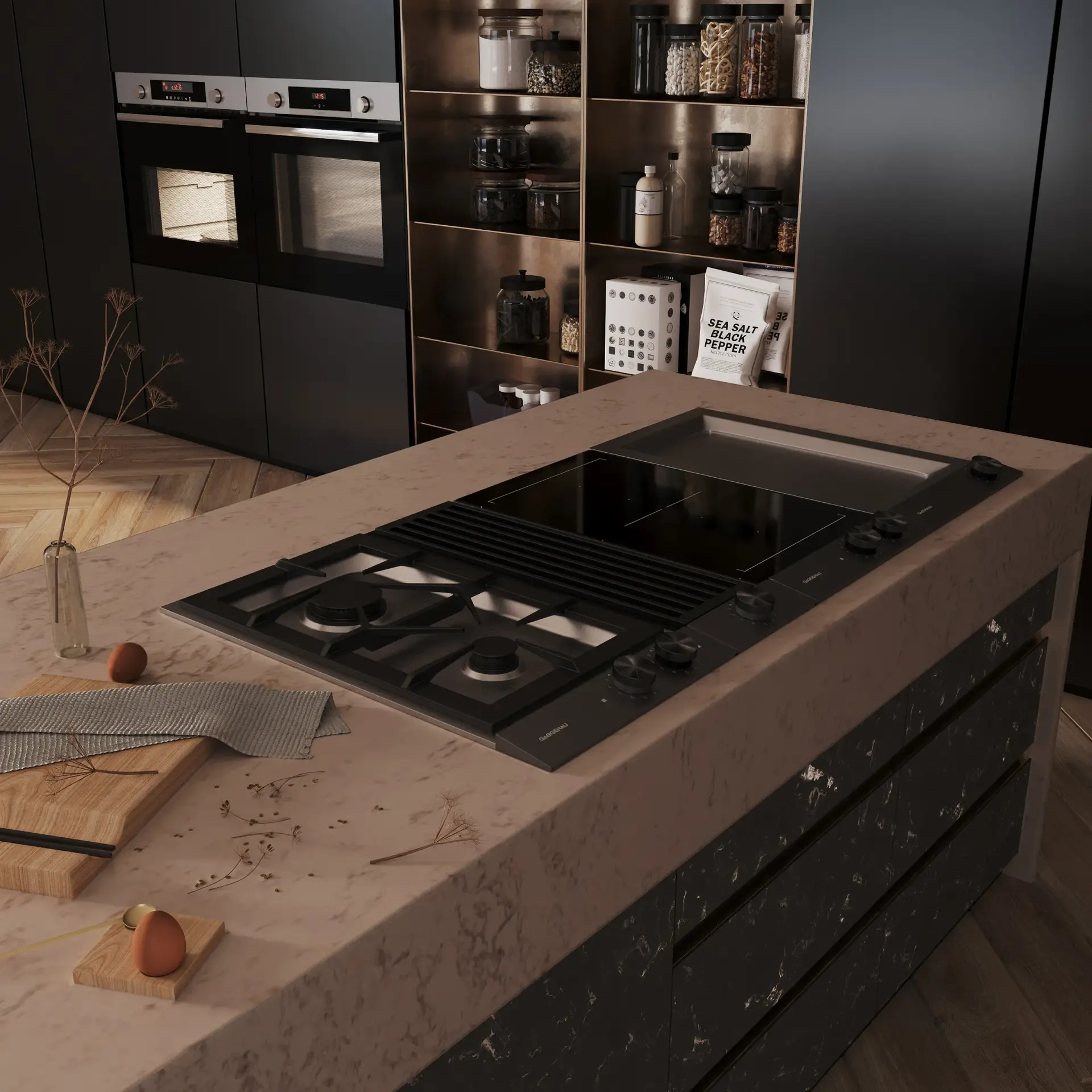 Built-In Hybrid Hob 3