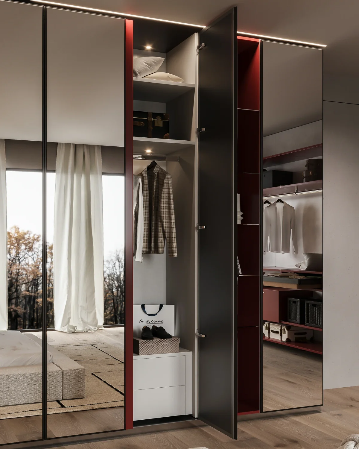 Wardrobe Shutters and Finishes