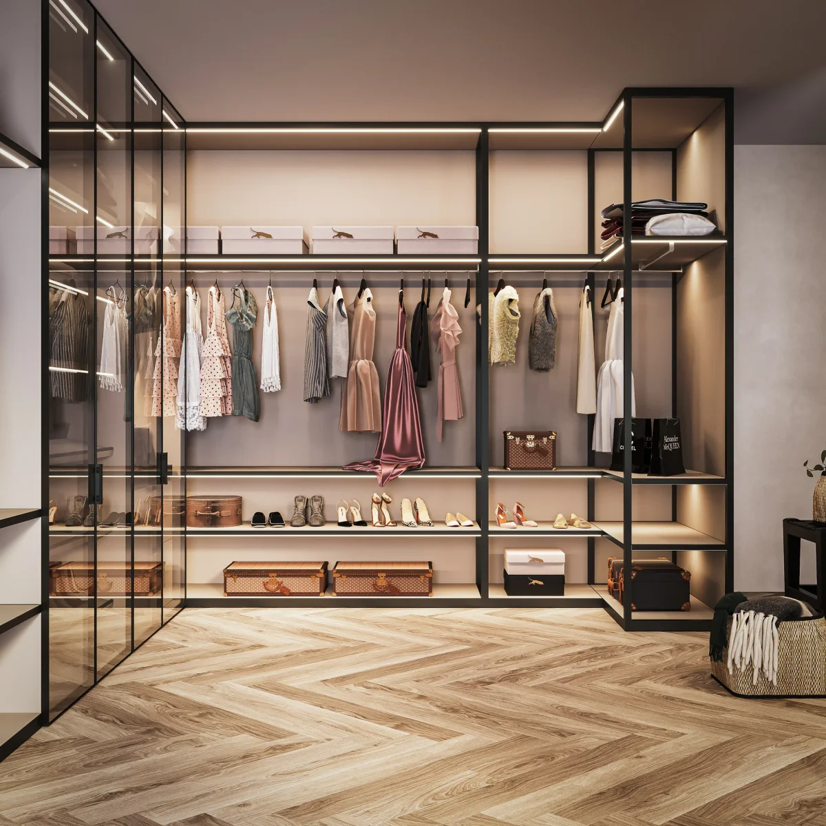 L-Shaped Wardrobes