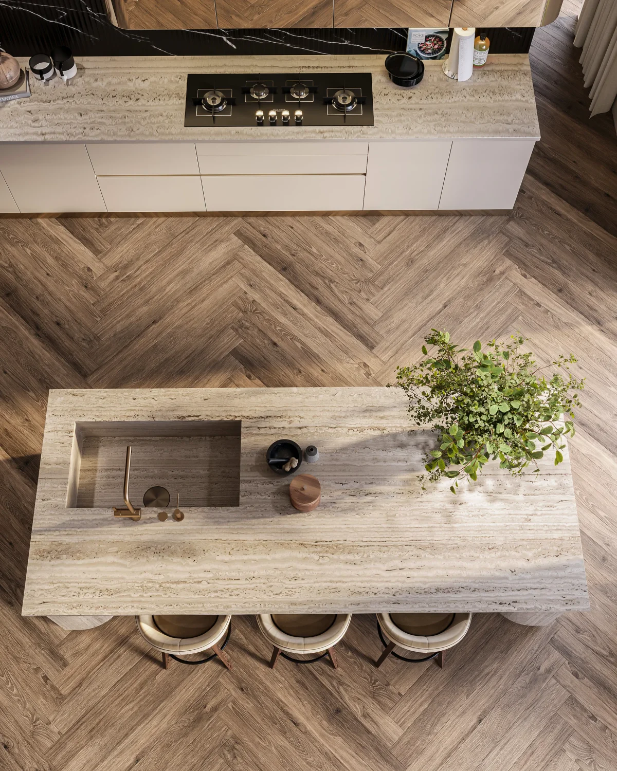 Integrated Kitchen Sink