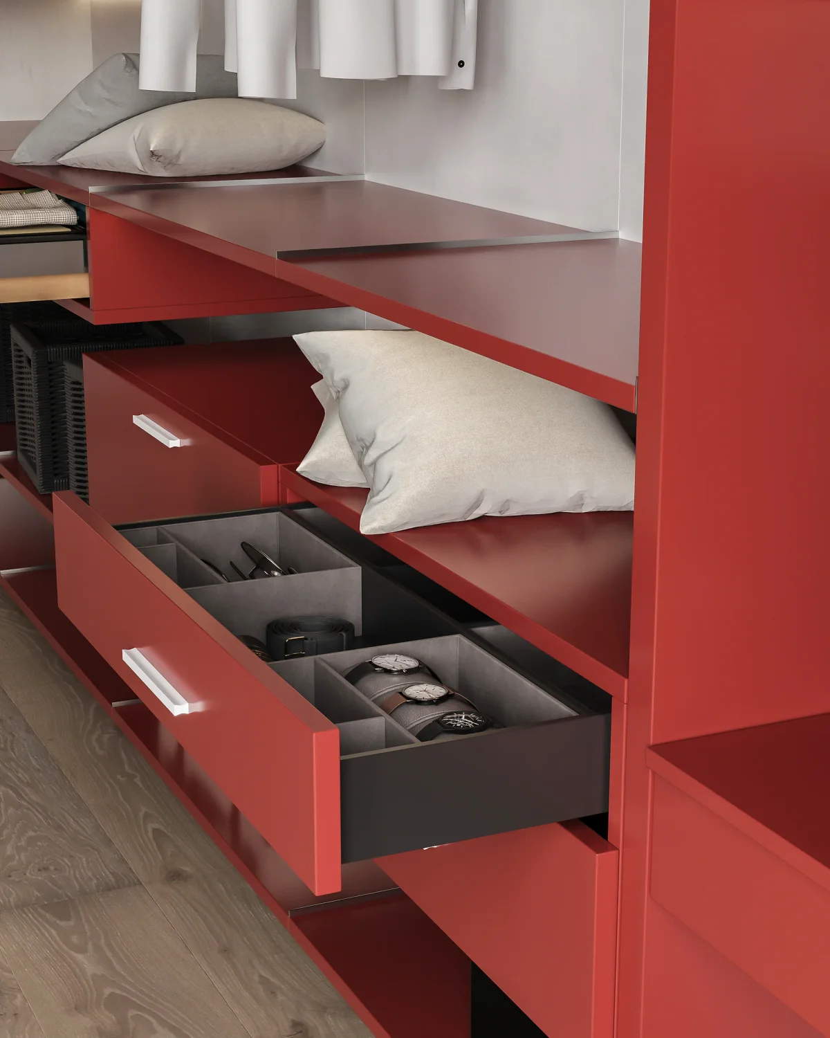 Wardrobe Jewellery Belts and Ties Storage