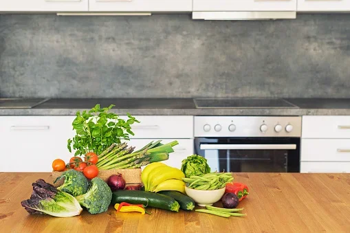 Cleaning zone in kitchen