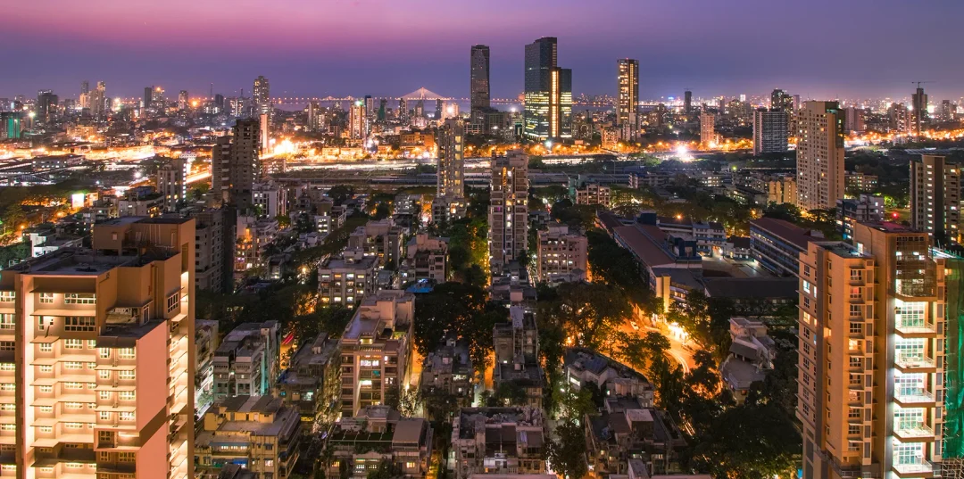 Mumbai city skyline
