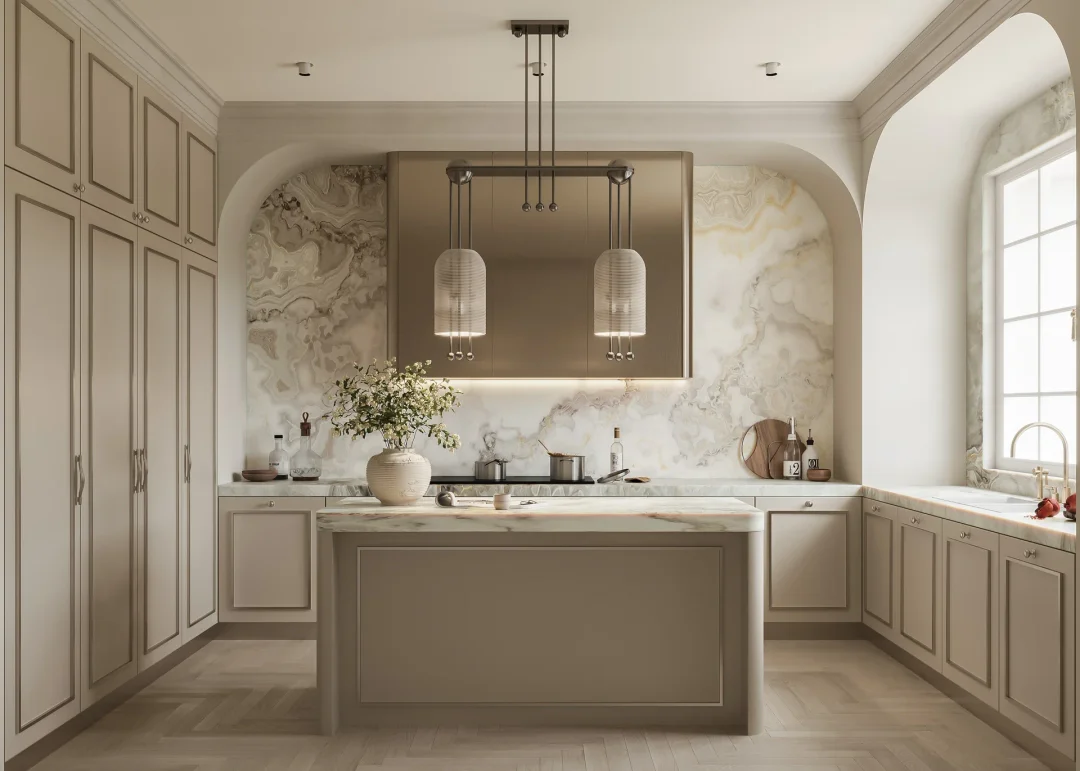 Durable stainless steel modular kitchen