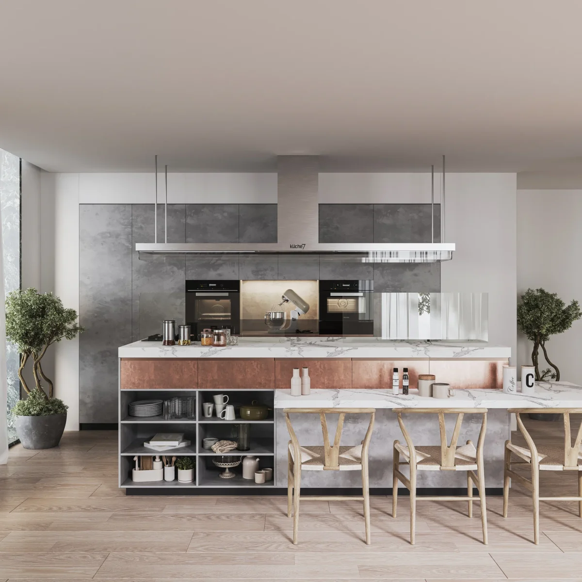 Straight Kitchen Design