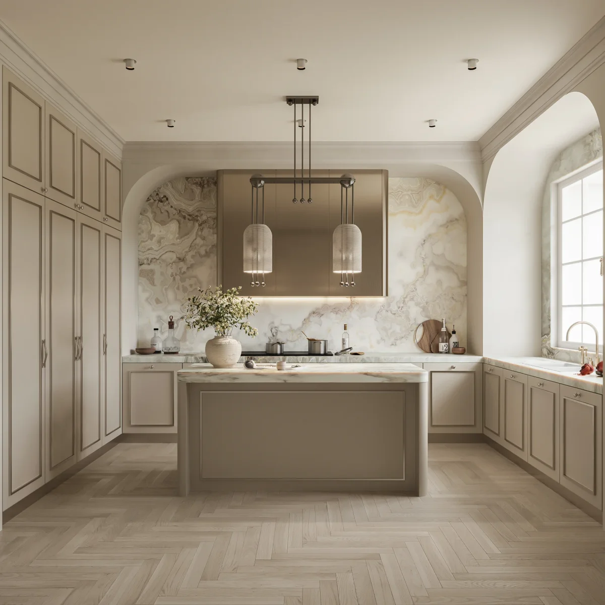 U-Shaped Kitchen Design