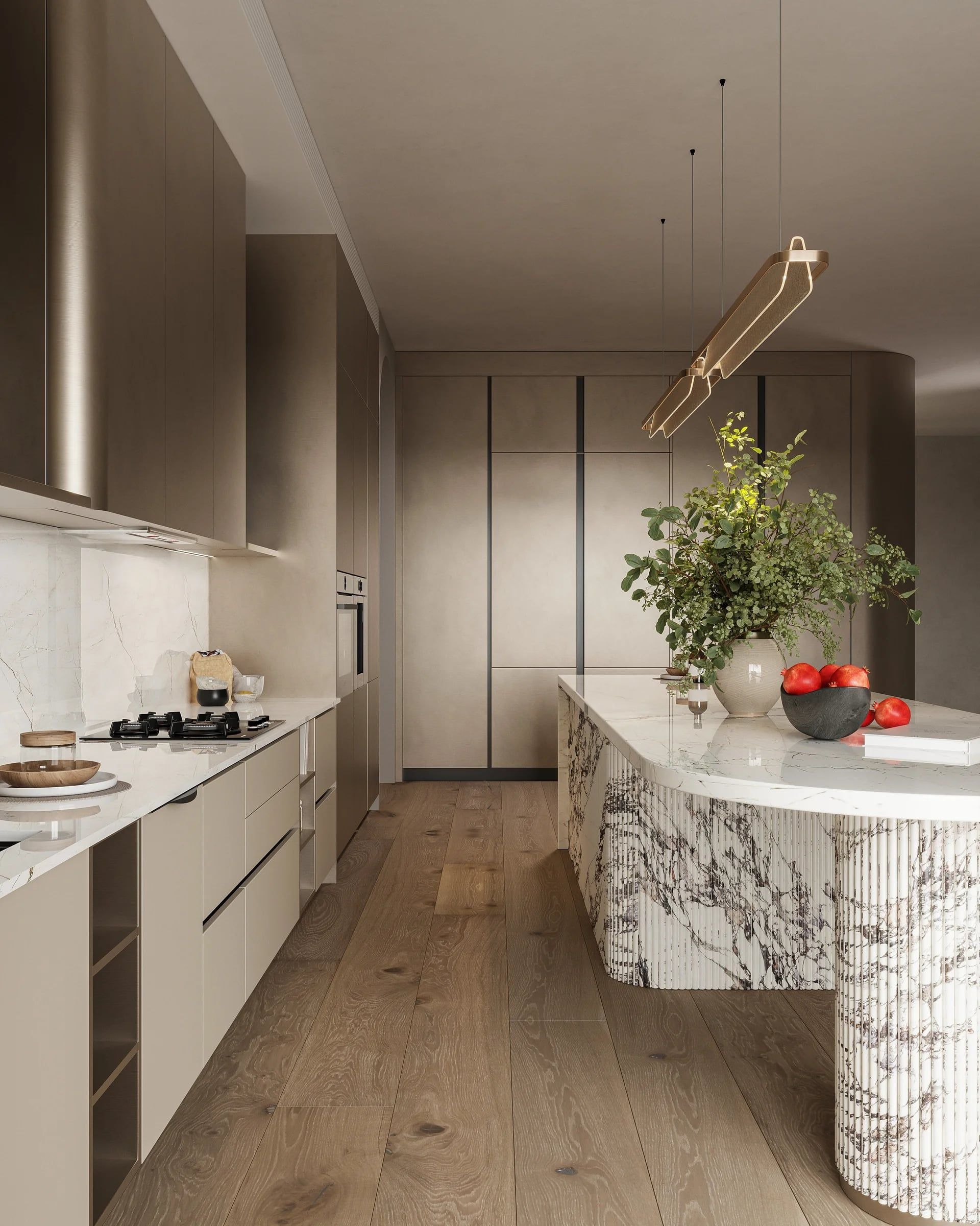 Modern Modular Kitchen Material
